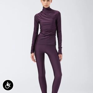 The Andamane Coord Set Turtleneck & Leggings Set Size Medium NWT